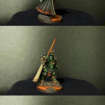 salamanders primaris space marine captain by hsh521