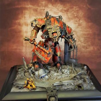 Khorne Chaos Knight by Ukrath