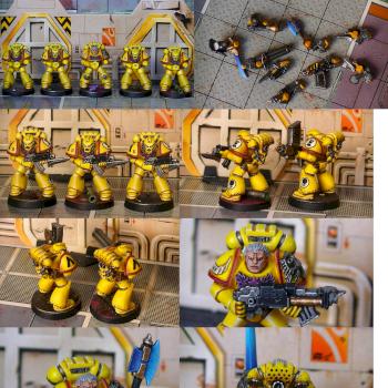 Imperial Fist Squad (Space Crusade) by pesadilla