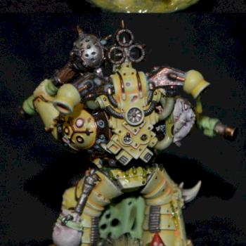 Plague marine with bubotic axe and mace of contagion by Actohyst