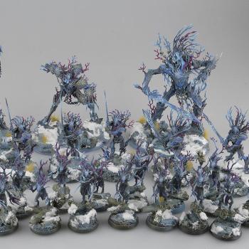 Sylvaneth Winterleaf army by lomarot