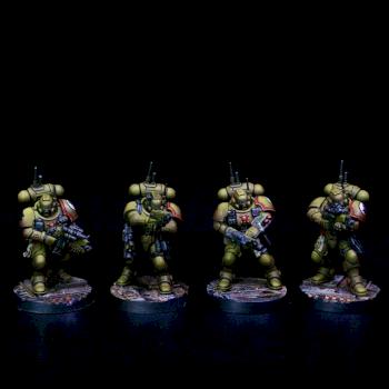 Imperial Fists Primaris Infiltrators by goblet