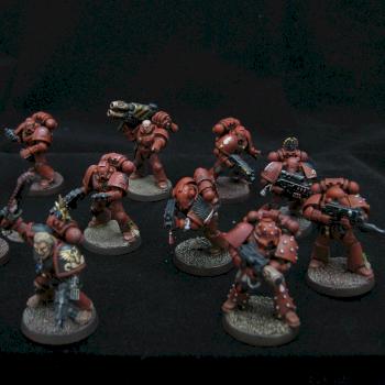 Blood Angels Tactical Squad 3 Third Company by lord voldemorth
