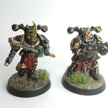 Black Legion Chaos Space Marines by Iamgeorgeous