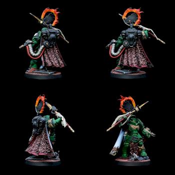 Primaris Space Marines Capitan in Gravis Armour - Vulkan He'stan conversion by castlebrush