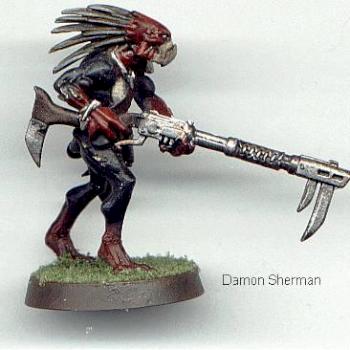 Kroot Warrior by Damon Sherman