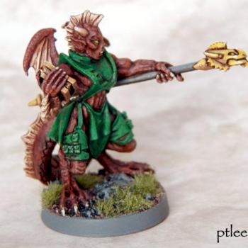 Ravilla's Half Dragon Mage for Chainmail by Temperance