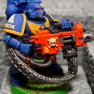 Ultramarine Heavy Bolter by craigmon