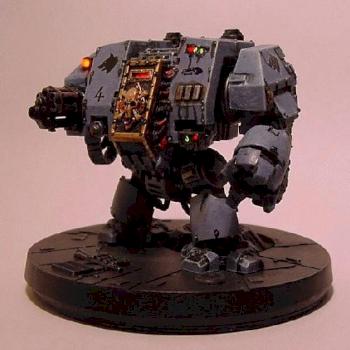 Space Wolf dreadnaught by TcvBuuren