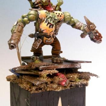 Orc Nob with Big Shoota by camelson by WhiteRavenFactory