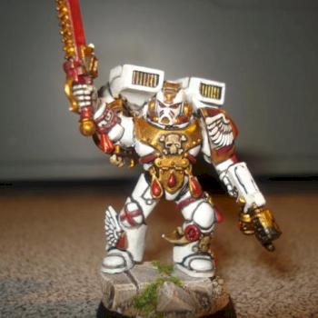 Blood Angel jump pack troop /w hand flamer by Gabriel0288