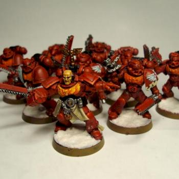 Blood Angel Space Marines by Zarkin