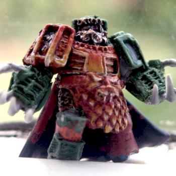 First sculpting attempt- space marine commander by JJ1