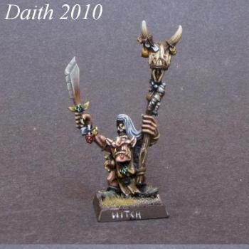 Goblin Shaman/Mordheim Witch by Daith by WhiteRavenFactory