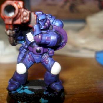 Space Marine with Rocket Launcher by MRay