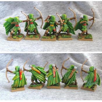 Wood Elf Glade Guards by Diarsid
