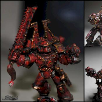 Chaos Khorne Berzerker by illblack