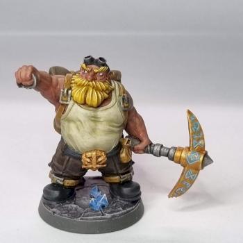 Dwarf miner by Cybercoala