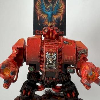 Blood Angel Dreadnought by painterboyroy