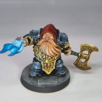 Dwarf warcaster by Cybercoala