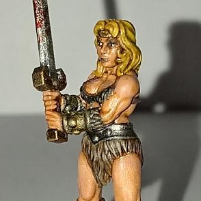 Advanced Heroquest, Femme Barbare by Valnar Nightrunner