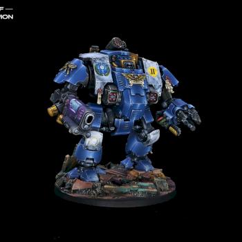 Ultramarines Dreadnought by DEN of IMAGINATION
