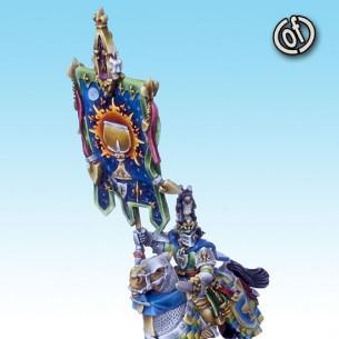 Bretonnian Battle Standard Bearer by IRKUCK