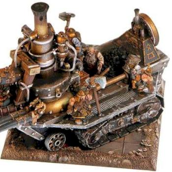 2006 Golden Demon Open Comp Runner Up Dwarf Steam Tank by timshinn73