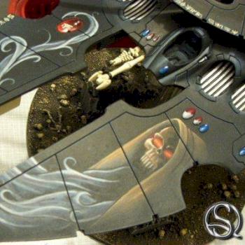 Eldar Scorpion Type II Super Heavy Grav Tank - WIP 2 picture by SnaQ