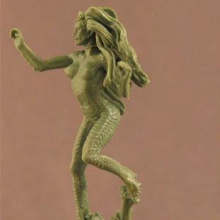 Dark Sword Miniatures - Parkinson Masterworks - New Sea Nymph Green By Tom Meier by DarkSwordMiniatures