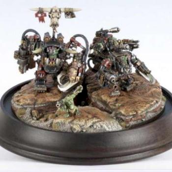 Ghazghkull & Nobz by Mr F