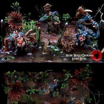 River Troll Diorama by SavageDPainting