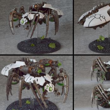 necron canoptek spyder by Shi Vral