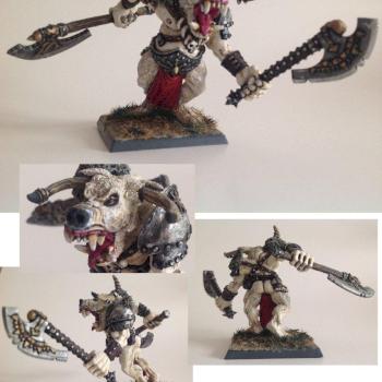 White Minotaur by Domerthyurg