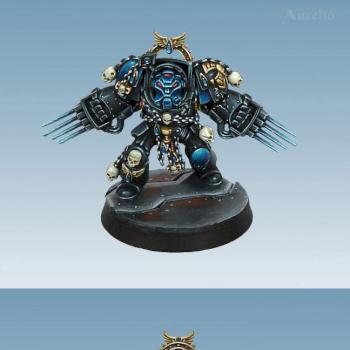 Space Hulk Terminator Brother Claudio by aurelio