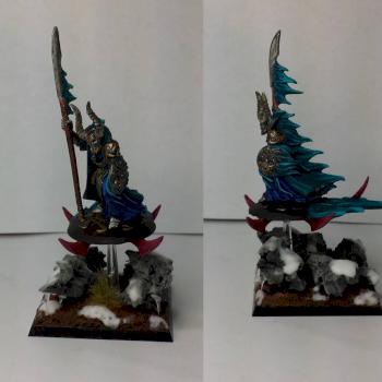 Chaos Sorceror of Tzeentch on Disk by Evertras