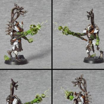 royal ethermancer, Khafer the striker, necron cryptek by Shi Vral