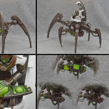 necron triarch stalker by Shi Vral