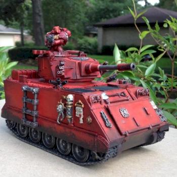 Blood Angel Predator Without Side Sponsons Conversion by dad says