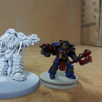 Space Wolves Primarch Leman Russ by Philio81