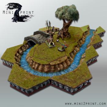 3D printed terrain by Mini2Print