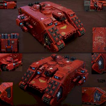 Red Seraphim Land Raider by Runic