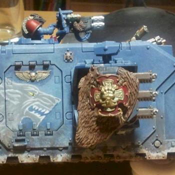 Space Wolves Land Raider by :Red Dragon: