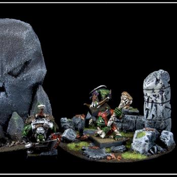 Grimskullz warband boss and shaman by Elmin
