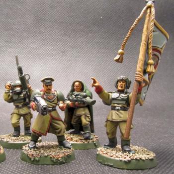 Cadian Command Squad by houshin