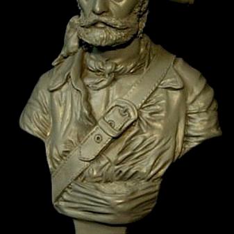 Blackbeard bust 1/8 by alex lopez