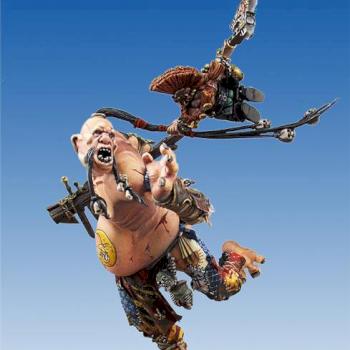 Gotrek vs Giant - Silver Italian Golden Demon 2006 by Wolfbane