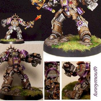 Valerioi, grey knight of the emperor's forest. by funnymouth