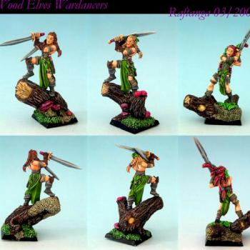 Wood Elves Wardancers by phael_minis