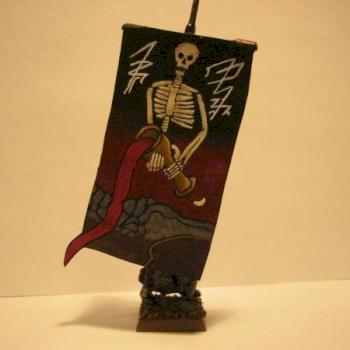 Dark Elf Warrior Standard Bearer by Guardian